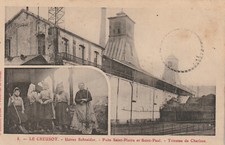 Le Creusot, usines Schneider, puits St-Pierre et St-Paul, trieuses de charbon