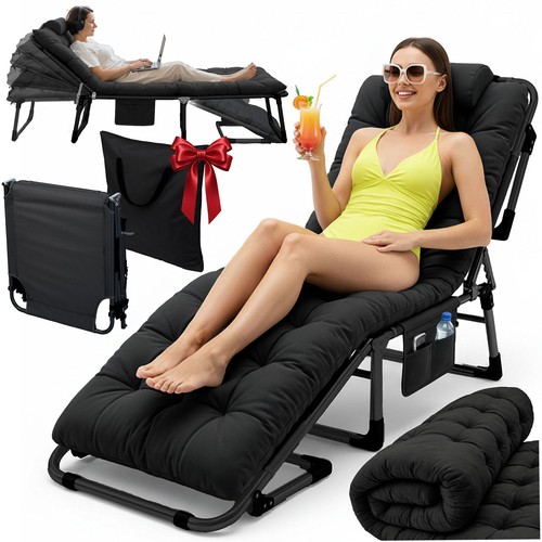 Lit camping pliant chaise - de,