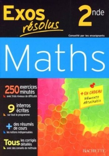 Maths mathématiques - 2e,