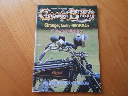 Classic bike magazine - classic,