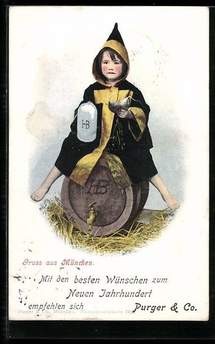 Carte postale munich kindl - postale,