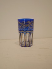 Goblet thé cristal bleu - goblet,