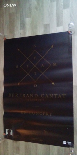 Bertrand cantat affiche - :,