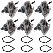 Bentup Tongue Folding T-Handle Locks Caravan Toolbox Door Trailer 4x4 60mm Depth