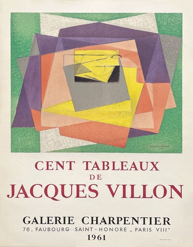 Jacques villon affiche expo - jacques,