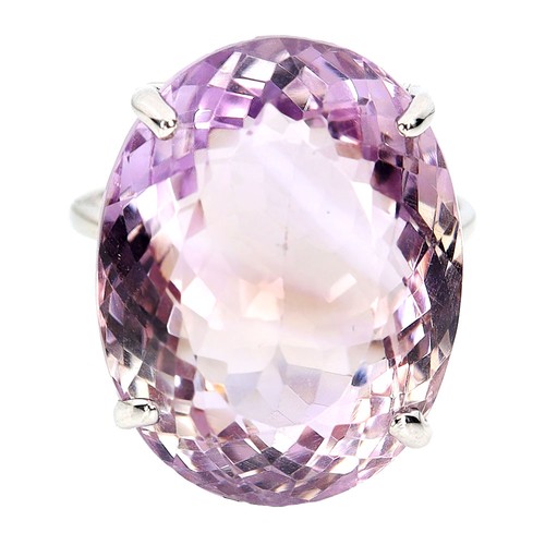Bague gemme ametrine ovale - gemme,