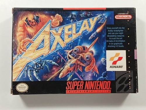 Axelay super nintendo - axelay,