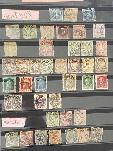 Lot timbres anciens allemagne - anciens,
