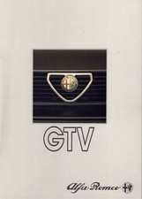 Catalogue Brochure Alfa Romeo GTV (Alfetta) 10/1983 France