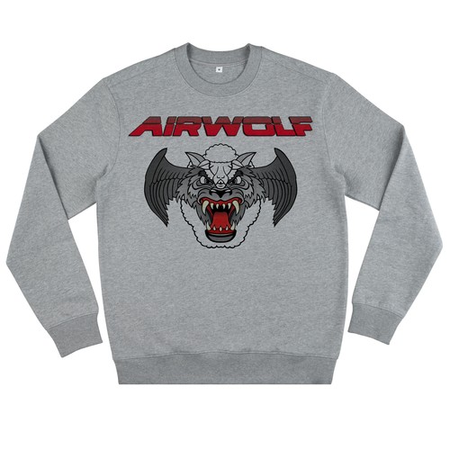 Airwolf pull rétro vintage - airwolf,
