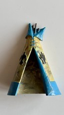 STARLUX / WESTERN   :  DECOR TIPI INDIEN BLEU