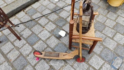 Ancienne trotinette eureka - ancienne,