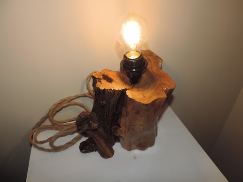 Lampe aposer bois olivier - aposer, d