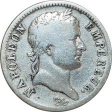O8749 1 Franc Napoléon I er 1810 A Paris Argent ->Faire offre