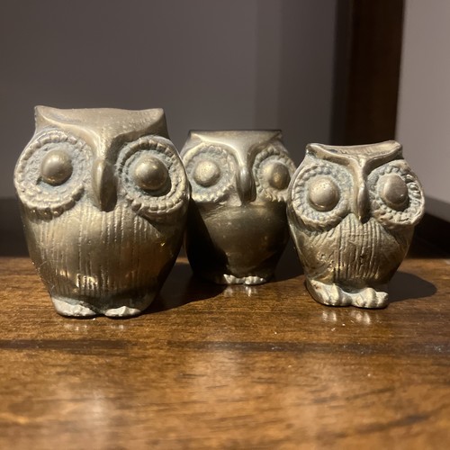 Ancienne figurines hiboux - figurines,