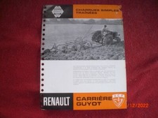 ANCIENNE   PROSPECTUS   PUBLICITAIRE   CHARRUES  CARRIERE  GUYOT
