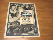 affiche cinema QUENTIN DURWARD