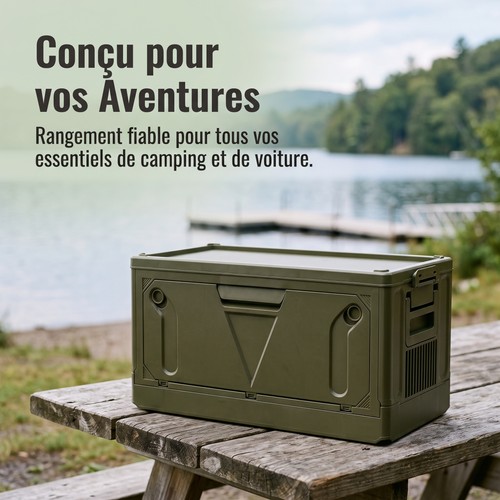 Rangement pliable pour coffre