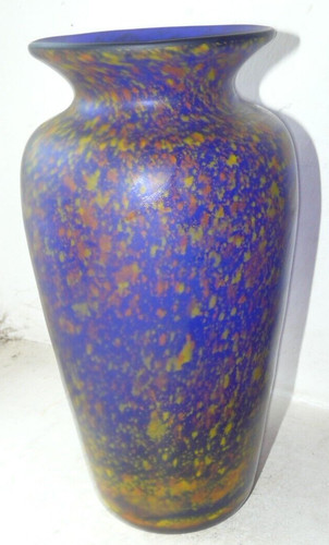 Grand vase pate verre - en,