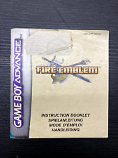 NOTICE SEULE Fire Emblem EUR Nintendo Game boy Advance Gameboy