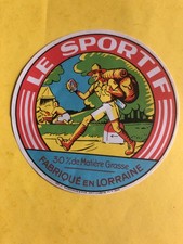 etiquette fromage  LE SPOPRTIF