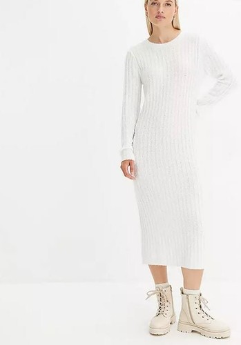 Robe pull côtelée freemans - robe,