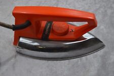 ANCIEN FER A REPASSER ELECTRIQUE CENTRALVA ROUGE EN ETAT DE MARCHE