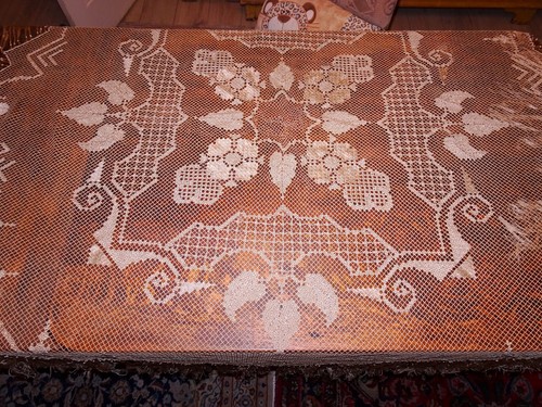 Nappe dentelle fait - nappe, en