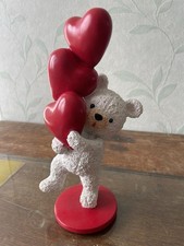 Figurine Résine Ours Cœur Saint Valentin Amour