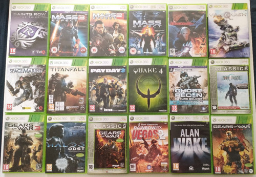 Lot jeux xbox - 360, mass