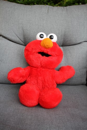 Peluche elmo parlant 1997 tyco - peluche,