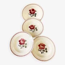 Assiettes creuses, modèle Germaine, Badonviller