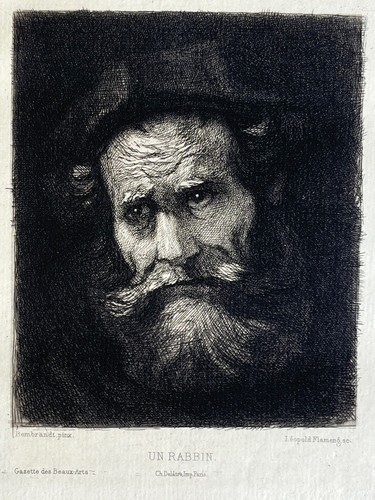 Rembrandt flameng gravure - rembrandt,