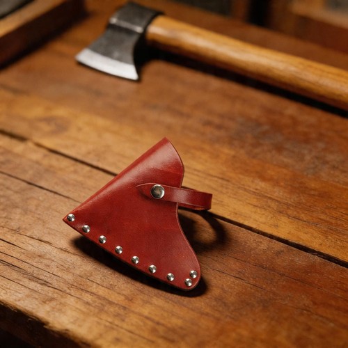 Porte hache cuir - porte, en