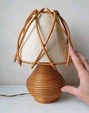 Lampe chevet bambou - lampe, rotin