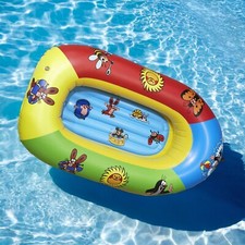 Canot Gonflable Bateau Mer Piscine Enfants Garçons Avec Corde Colorée