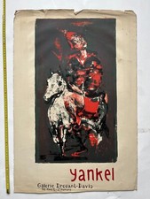 Yankel at galerie Drouant 1950s Lithograph vintage poster