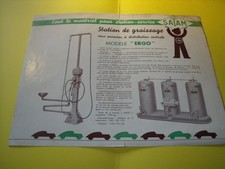 FEUILLET PUBLICITAIRE D EPOQUE