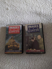 Lot de 2 Cassettes vhs Audio - Documentaire "Images guerre 1939 - 1945"