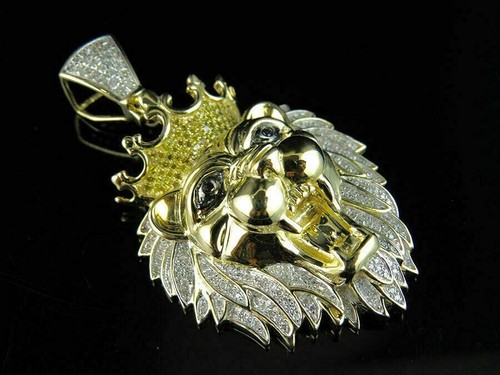 Pendentif tête lion - tête,