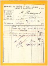 LIMOURS (91) Travaux en CIMENT LAVOIR / ROCAILLEUR RUSTIQUEUR "M. BONNYAUD" 1950