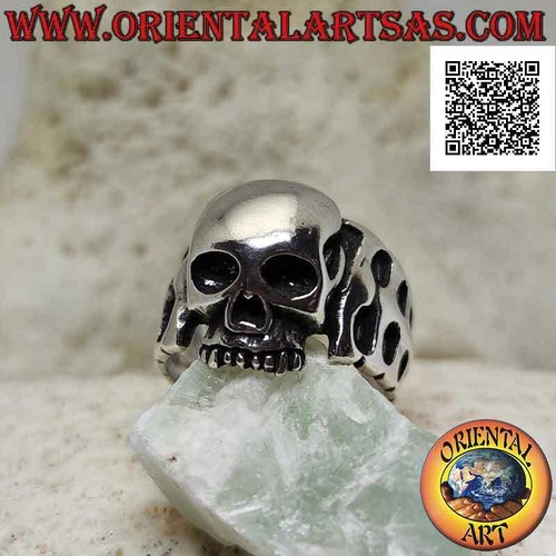 Bague argent 925 tête - 925‰,