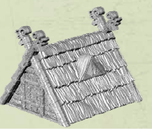 Barbarian house hut four - hut,