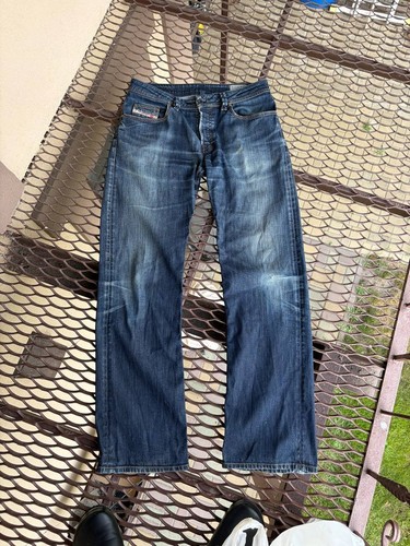 Vintage distressed blue jeans - distressed,