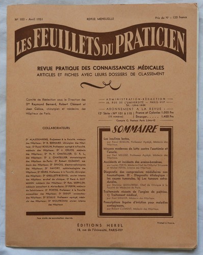 Les feuillets praticien - feuillets,