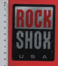  ❤ ROCK SHOX USA - SPORT VELO CYCLISME VTT VTC BMX BICROSS -  AUTOCOLLANT ❤