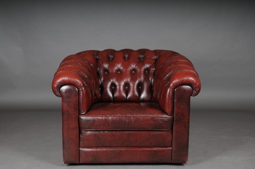 Fauteuil chesterfield antik - fauteuil,