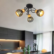 Plafonnier Spot Rond En Métal