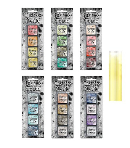 Mini distress oxide pad bundle - distress,