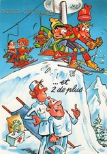 *1792 Cpm Humour: Serre Chevalier ... et 2 de plus